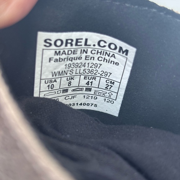 Sorel Charcoal Ankle Booties 10